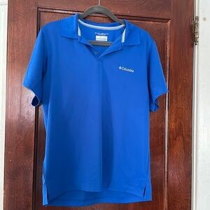 COLUMBIA mens polo; size medium